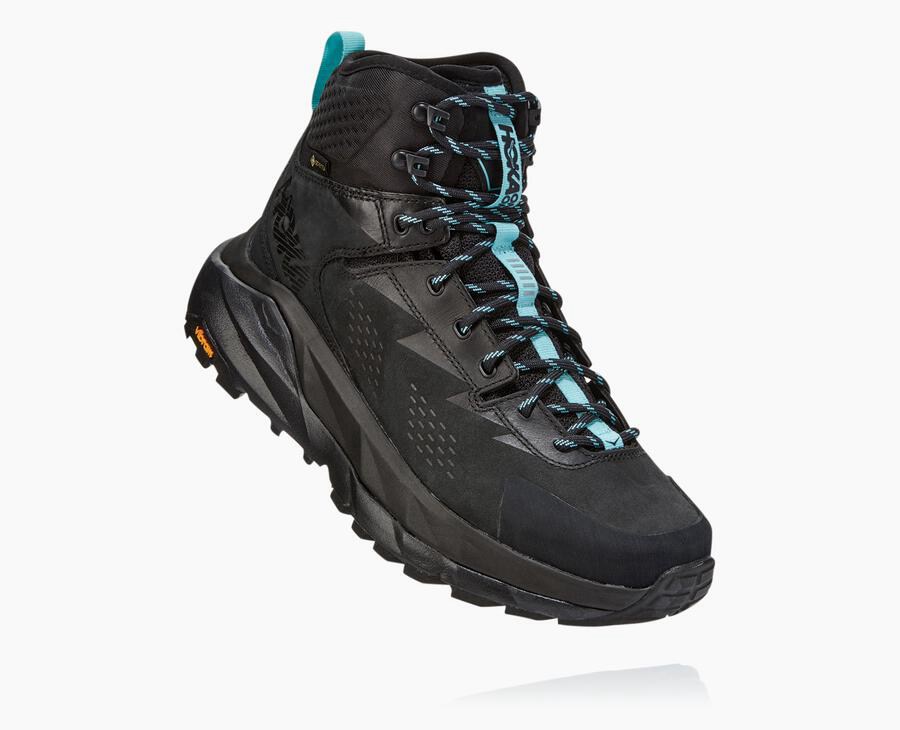 Hiking Boots Womens - Hoka One One Kaha GORE-TEX - Black - SHEQMCX-26